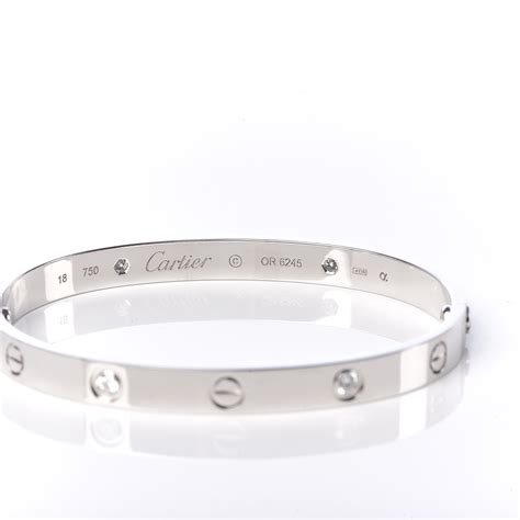 love bracelet cartier white gold